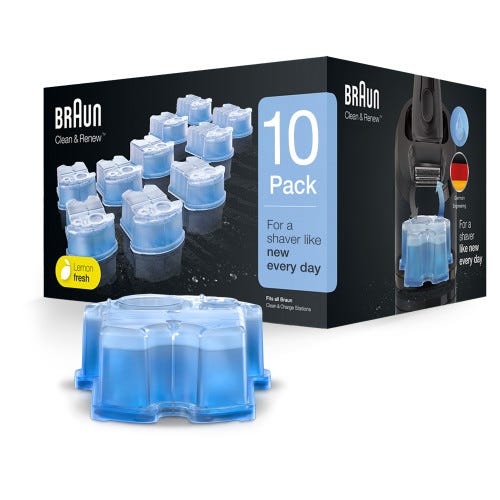 Braun Clean & Renew Refill Cartridges, 10 Pack