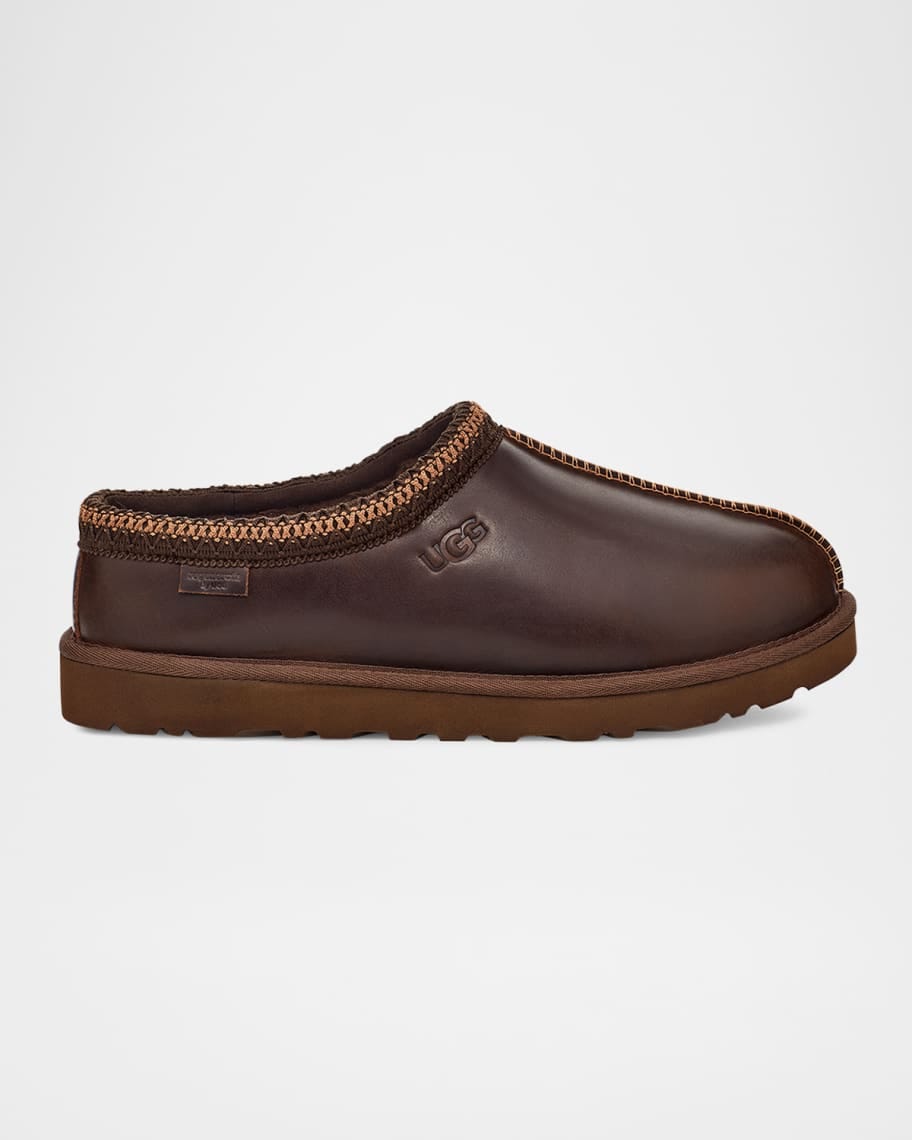 Tasman Leather Winter Mule Slippers