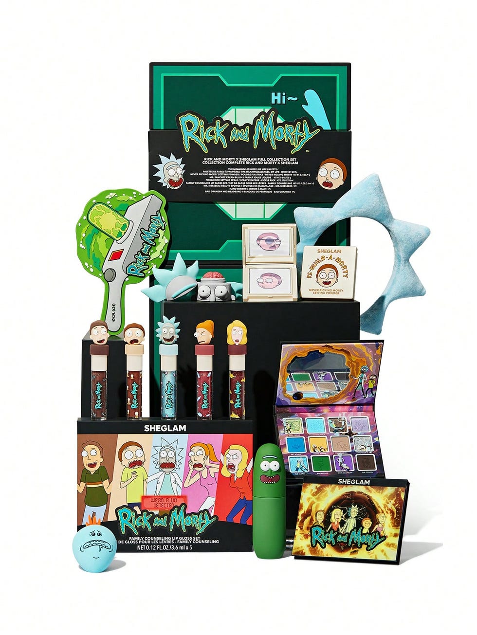 Rick and Morty x SHEGLAM Full Collection Set Rick and Morty x SHEGLAM Full Collection Set