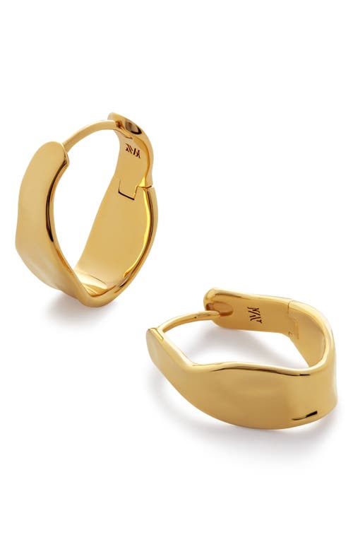 Wave Medium Hoop Earrings