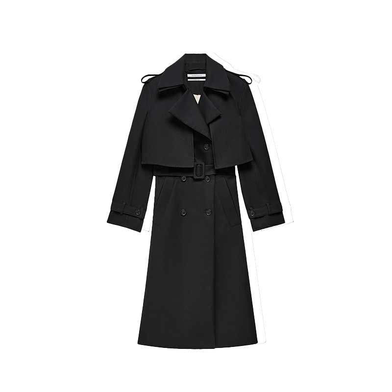 Double-sided transformable trench coat