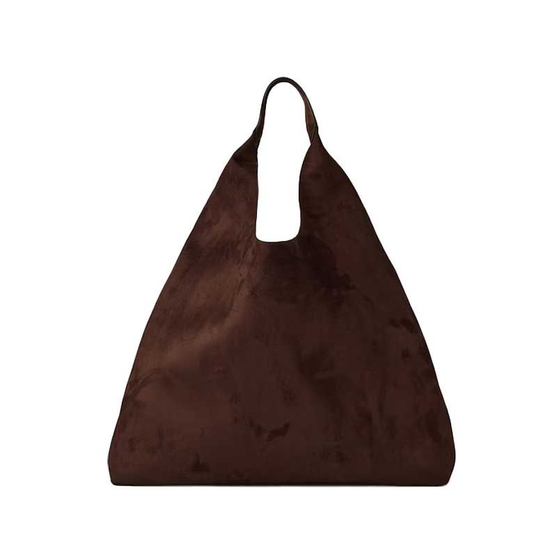 Vegan Slouchy Suede Tote Bag 