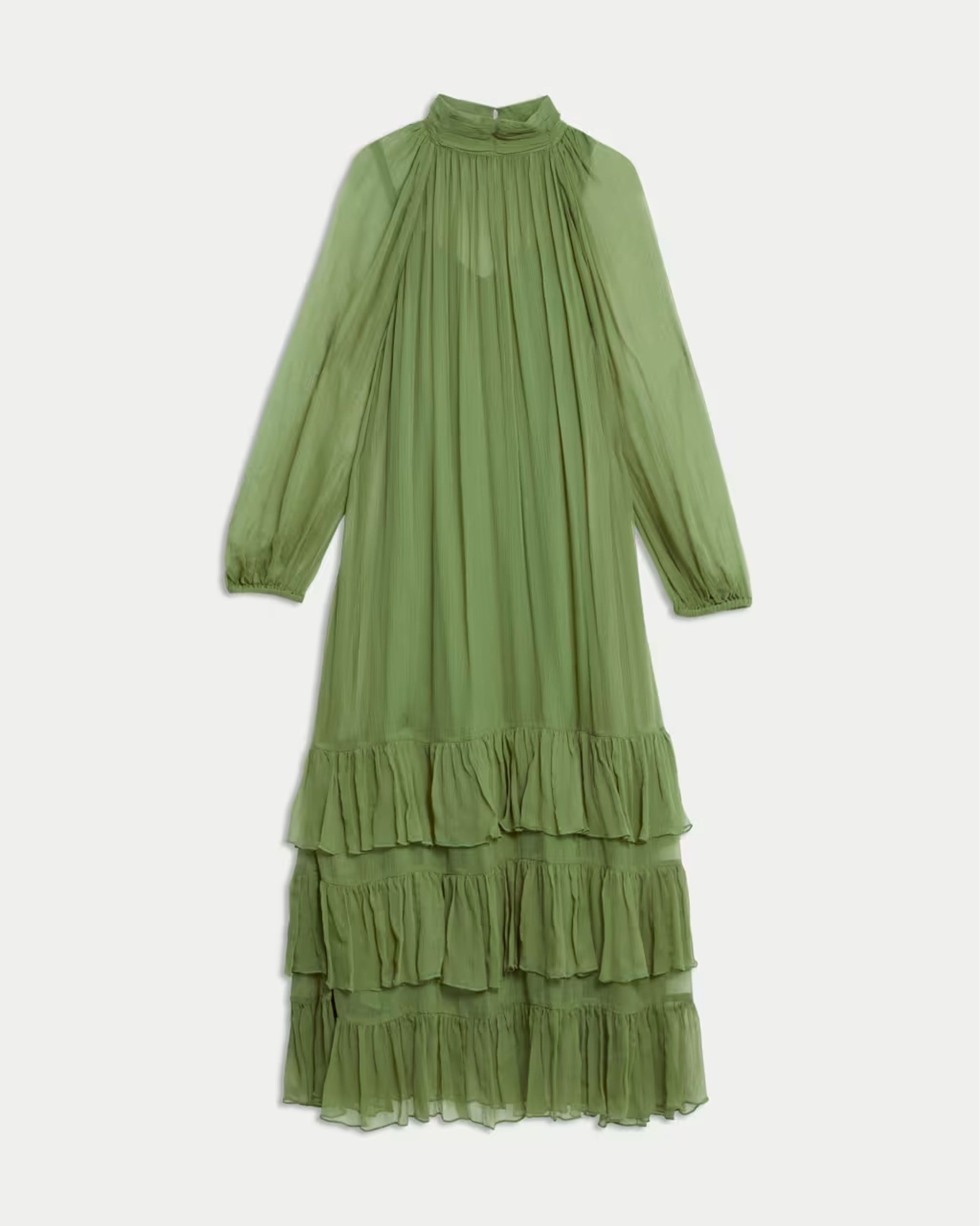 M and s green dress hotsell