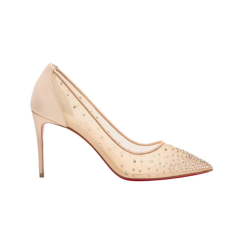 Follies Strass Red Sole Pumps