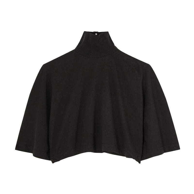 Cropped Turtleneck T-shirt