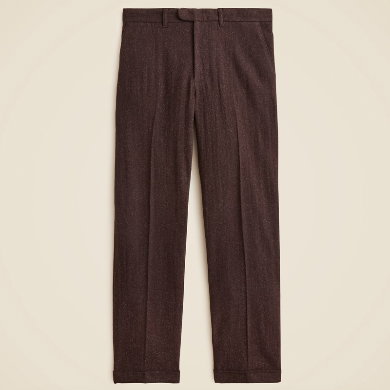 Classic Creased Trouser in Japanese Wool Blend