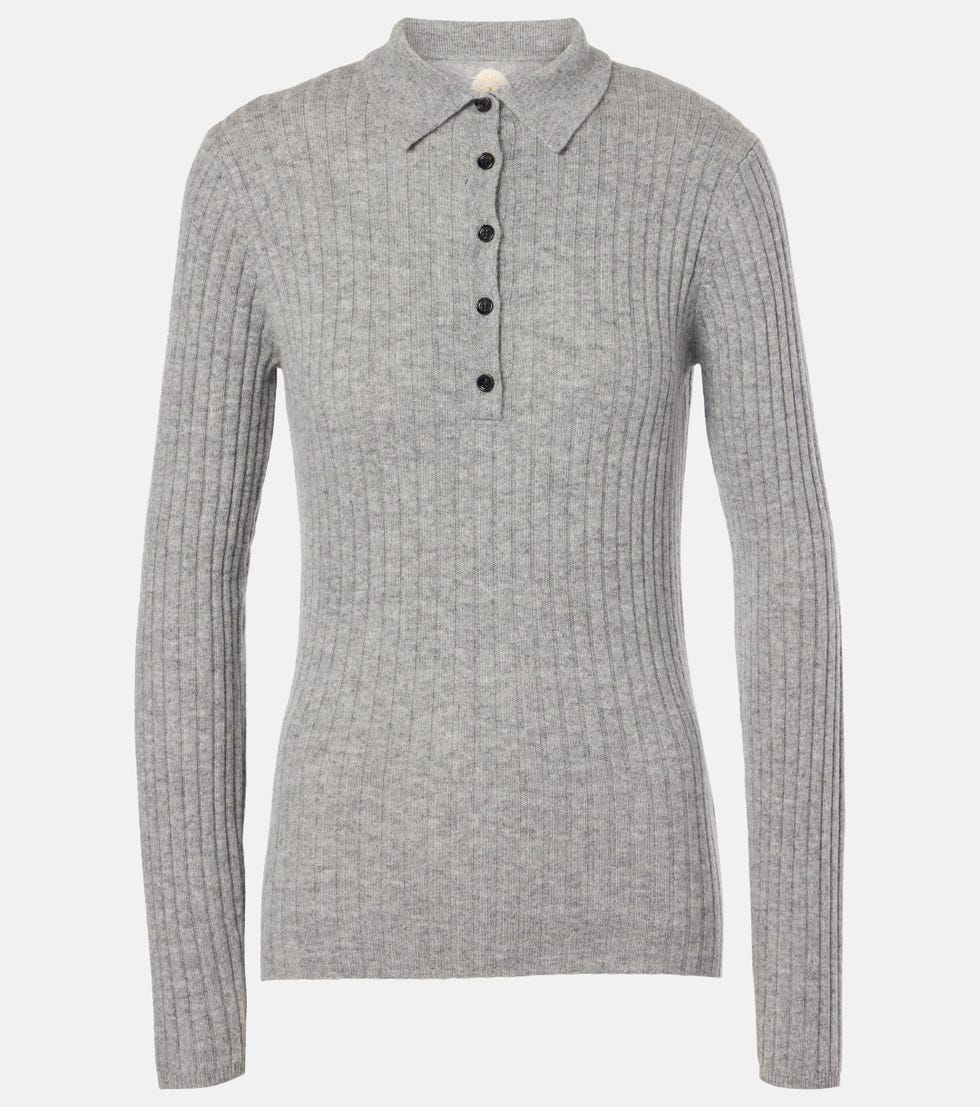 Cashmere Polo Sweater