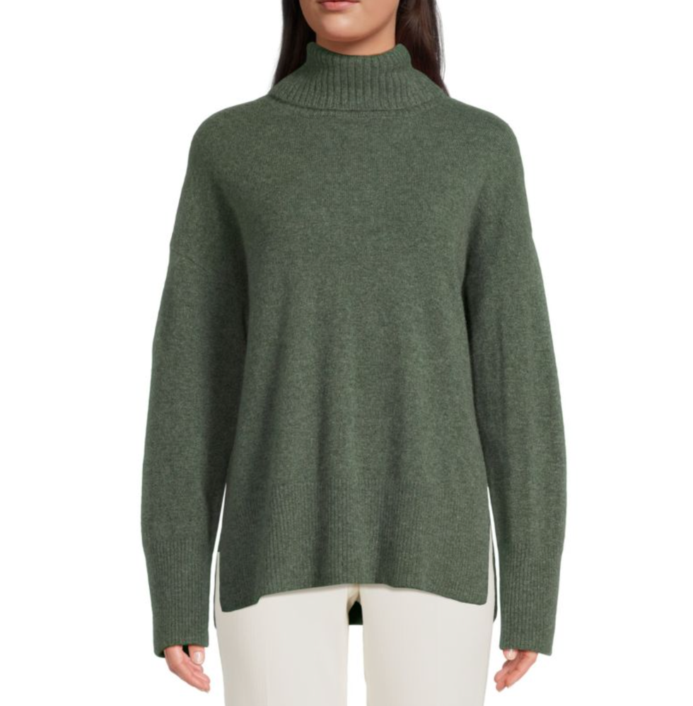 100% Cashmere Turtleneck Sweater