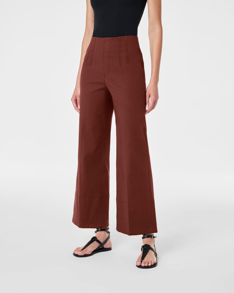 Cropped Wide Leg Pant