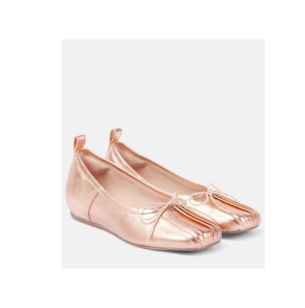 Classic Pleated Ballet Flats