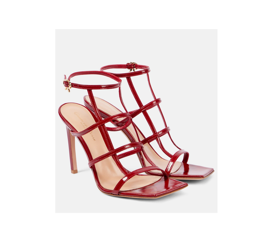 Mondry Patent Leather Sandals