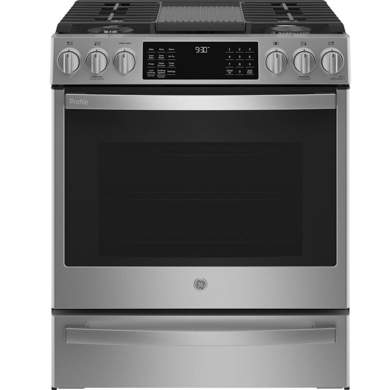 Smart Slide-In Gas Range