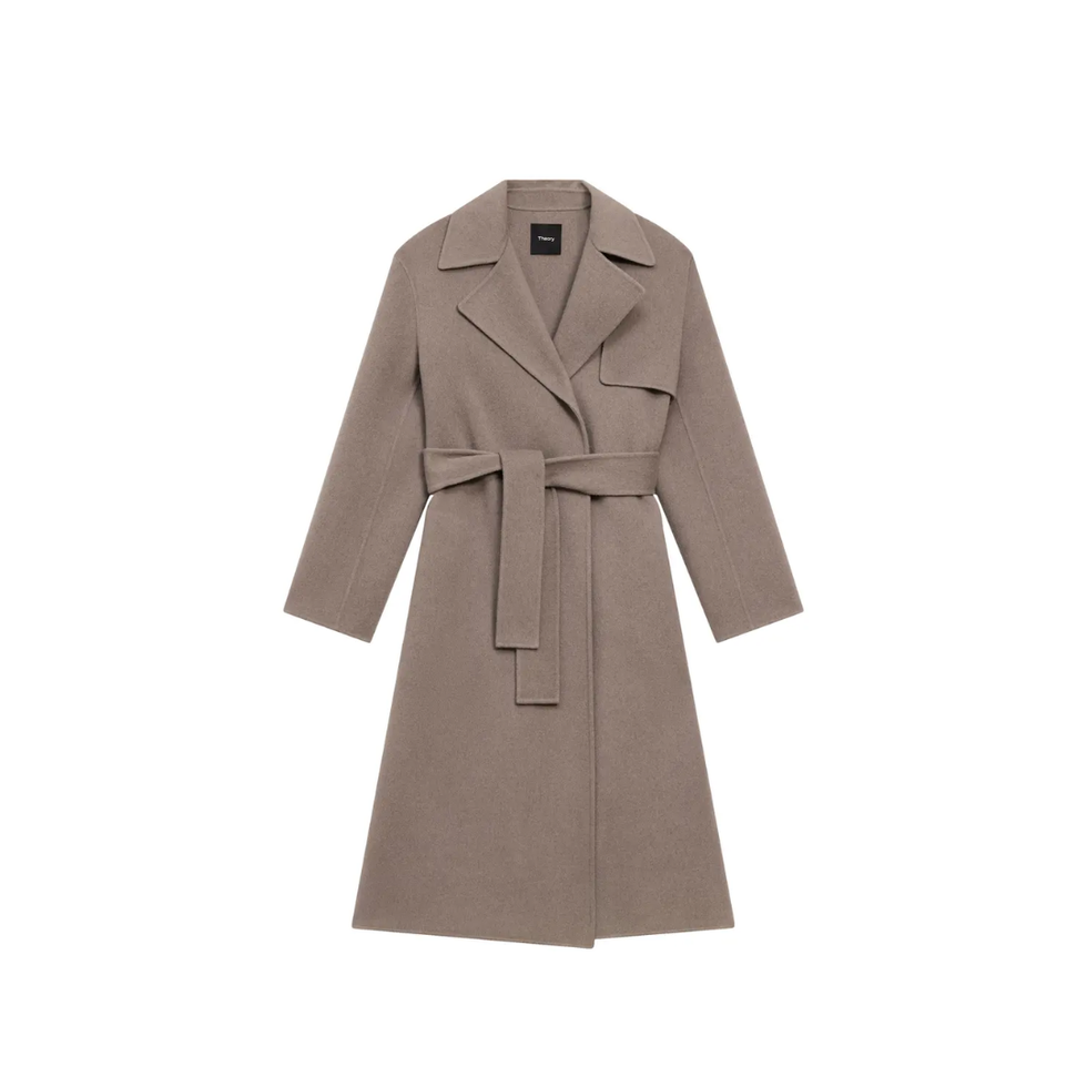 Wool-Blend Trench