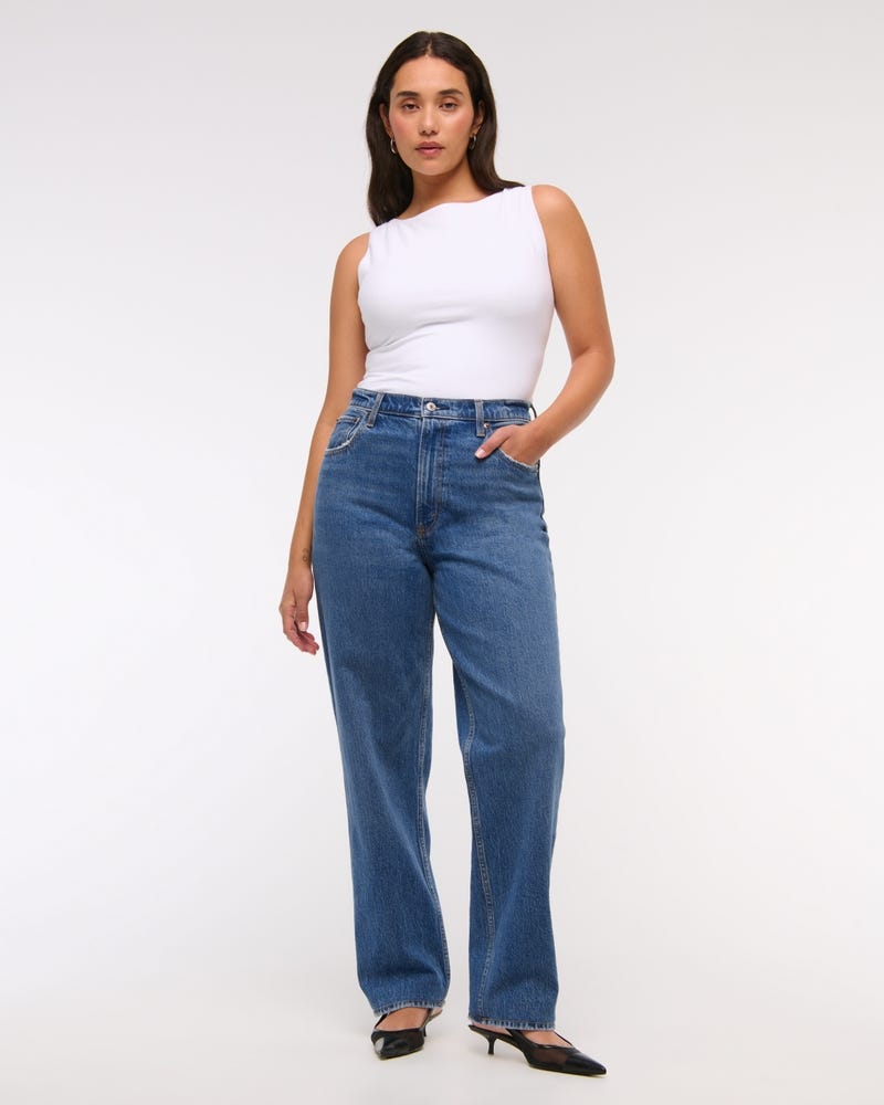 Ultra High Rise 90s Straight Jean