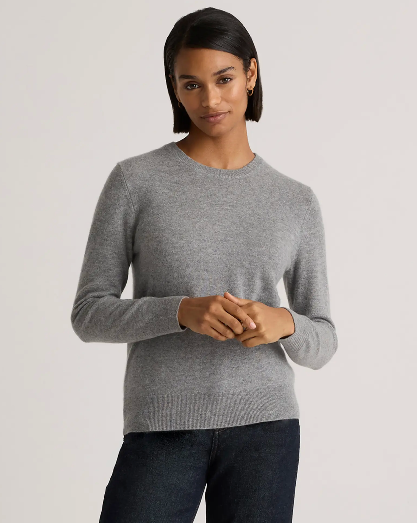 Mongolian Cashmere Crewneck Sweater