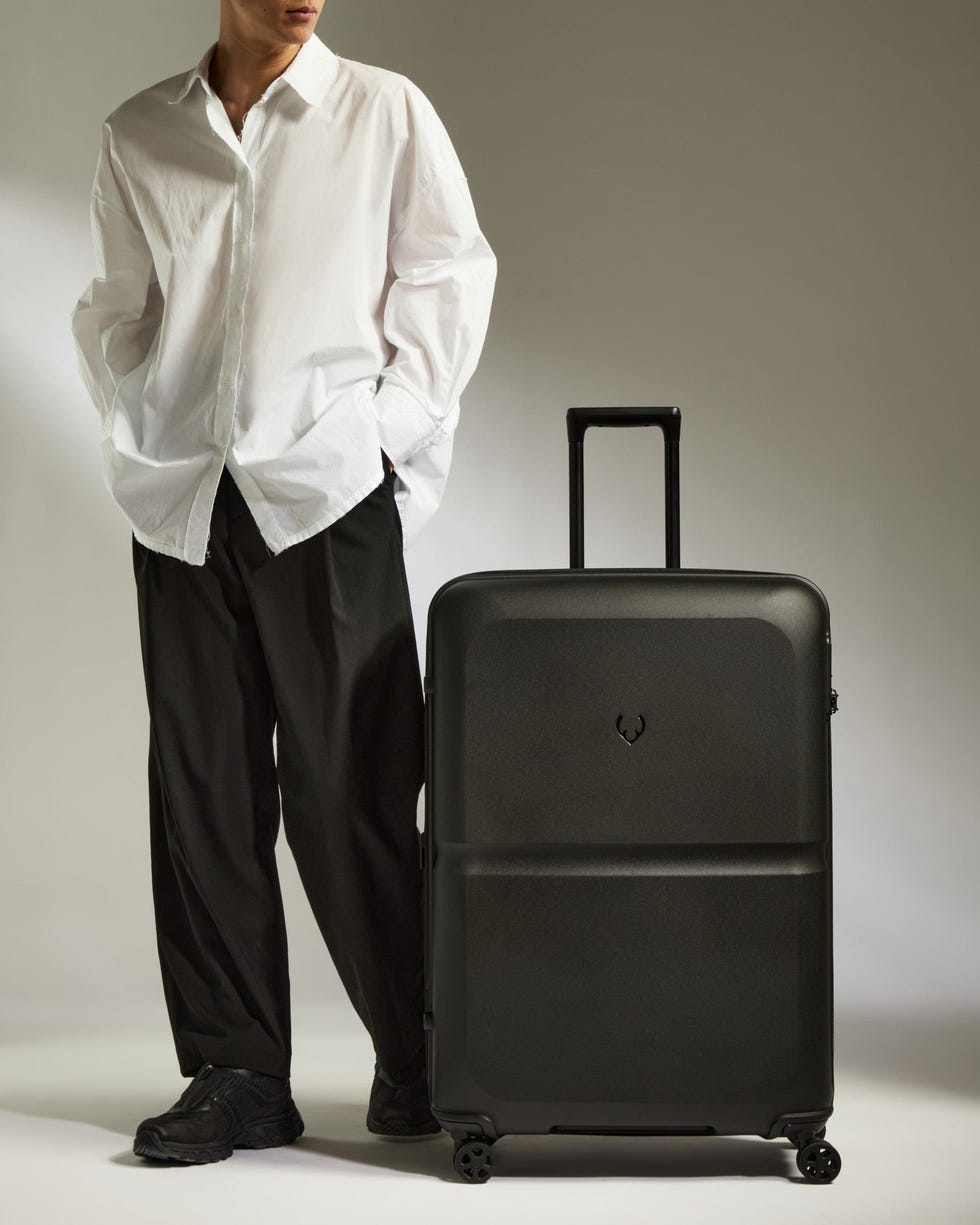 Single Strip Large Suitcase