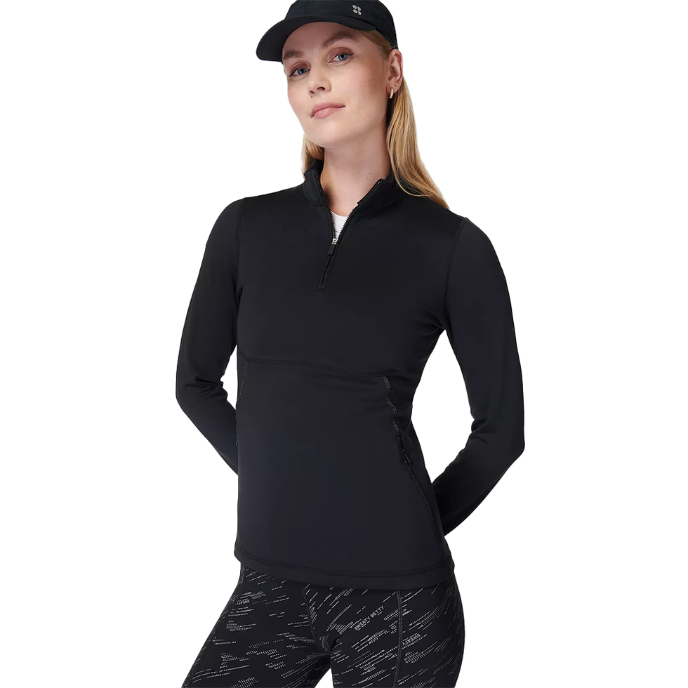 Therma Boost running half zip
