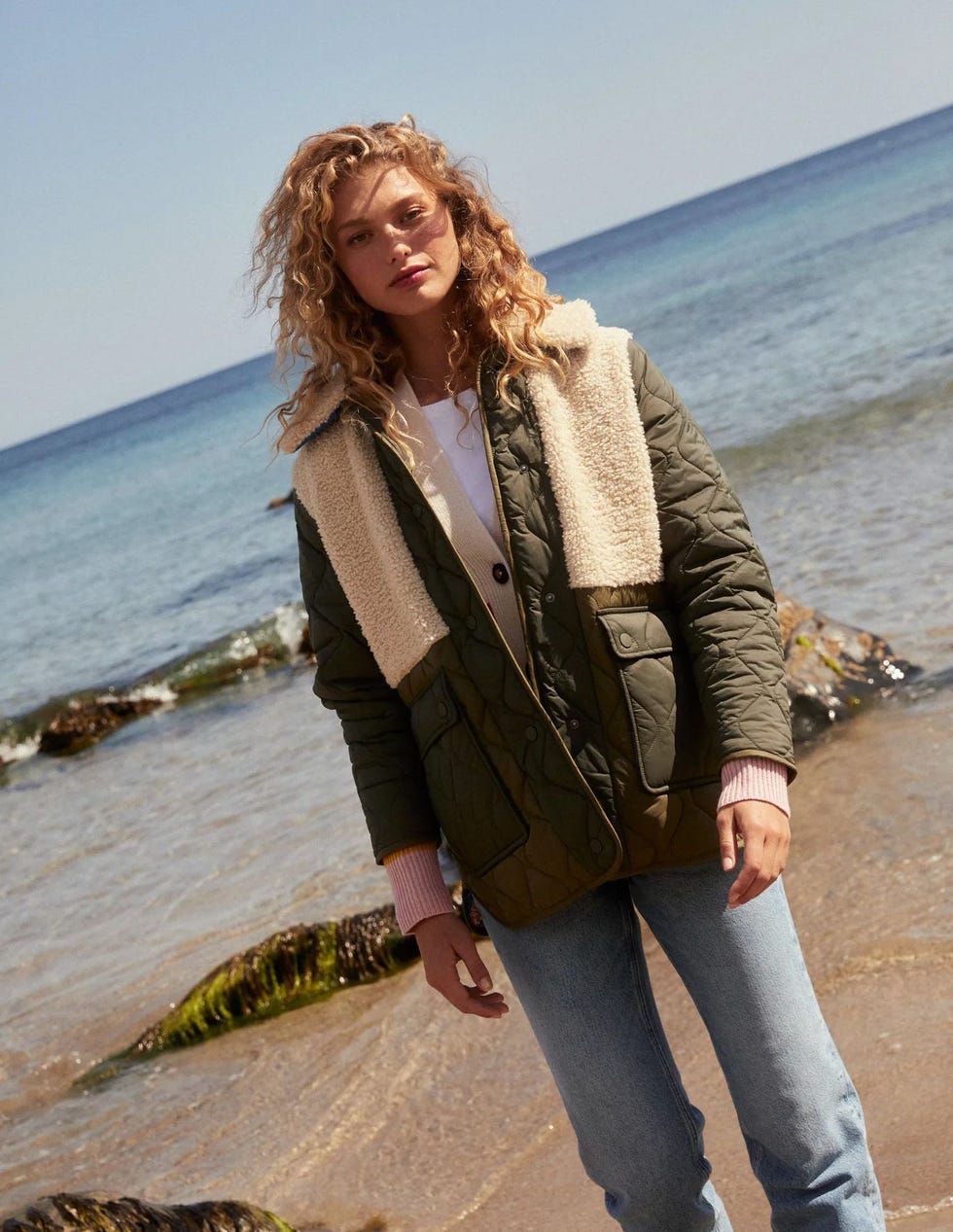 Chester Quilted Borg Coat
