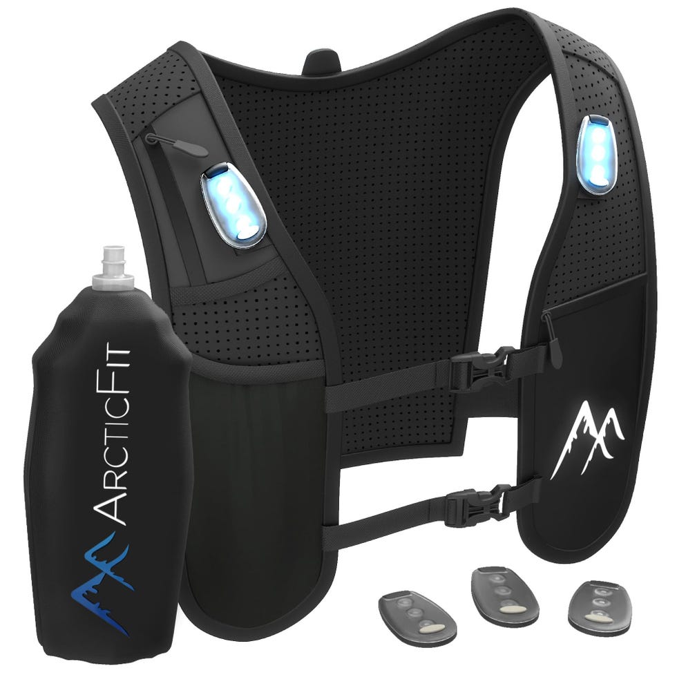 ArcticFit LED Running Vest, Black