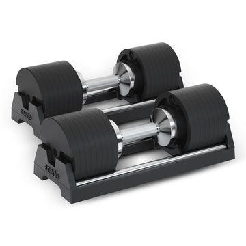 Cast Iron Adjustable Dumbbells (80 lbs)