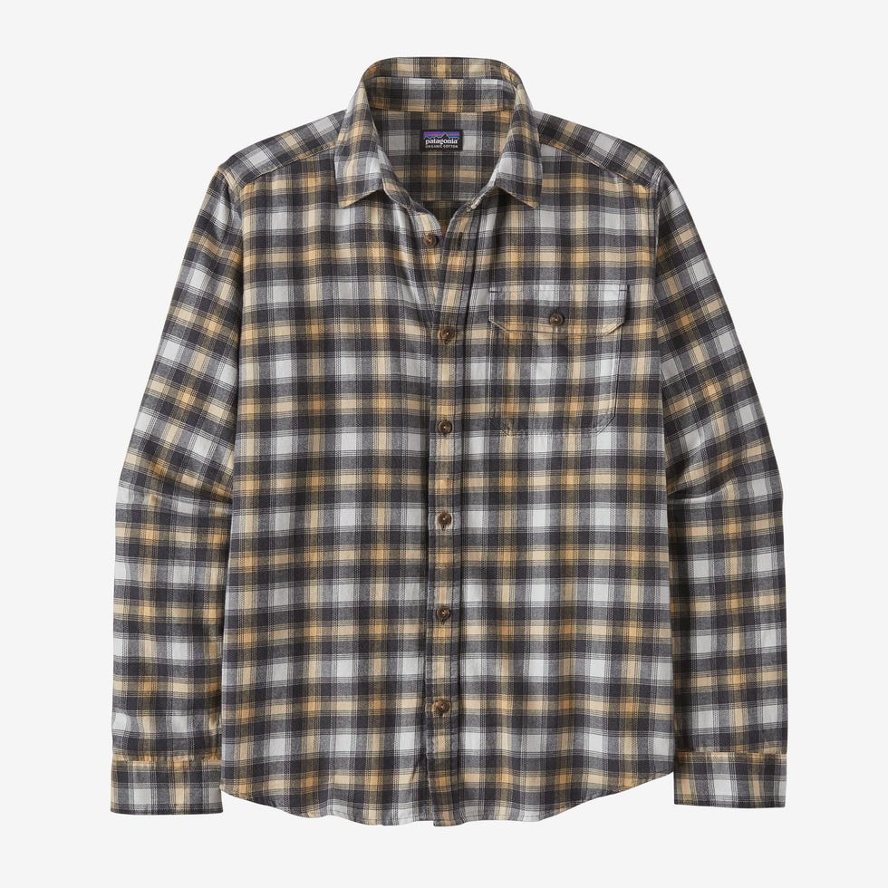 Men's long-sleeved lightweight Fjord flannel shirt