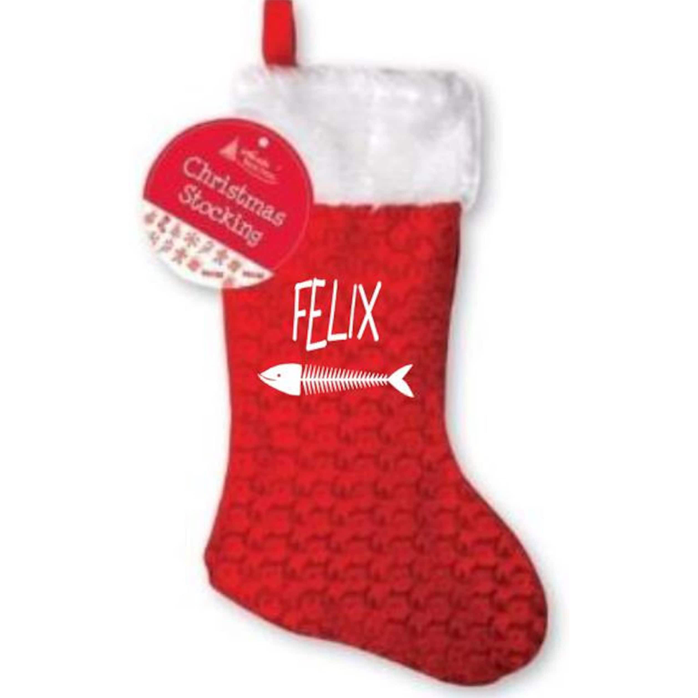 Personalised Family Pet Christmas Stocking