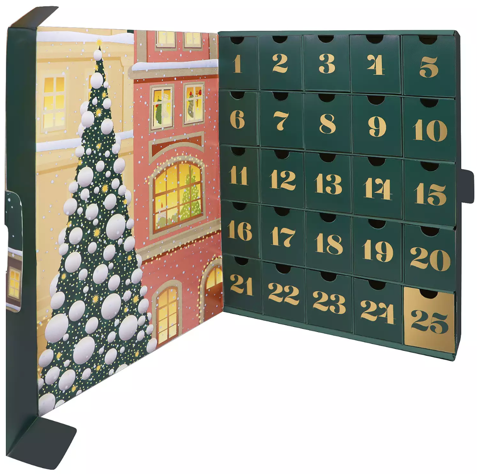 Holiday Advent Calendar Candle Set
