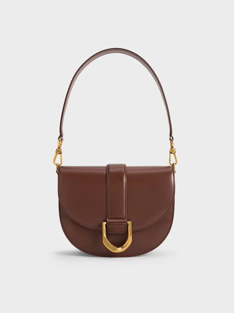 Gabine Leather Saddle Bag