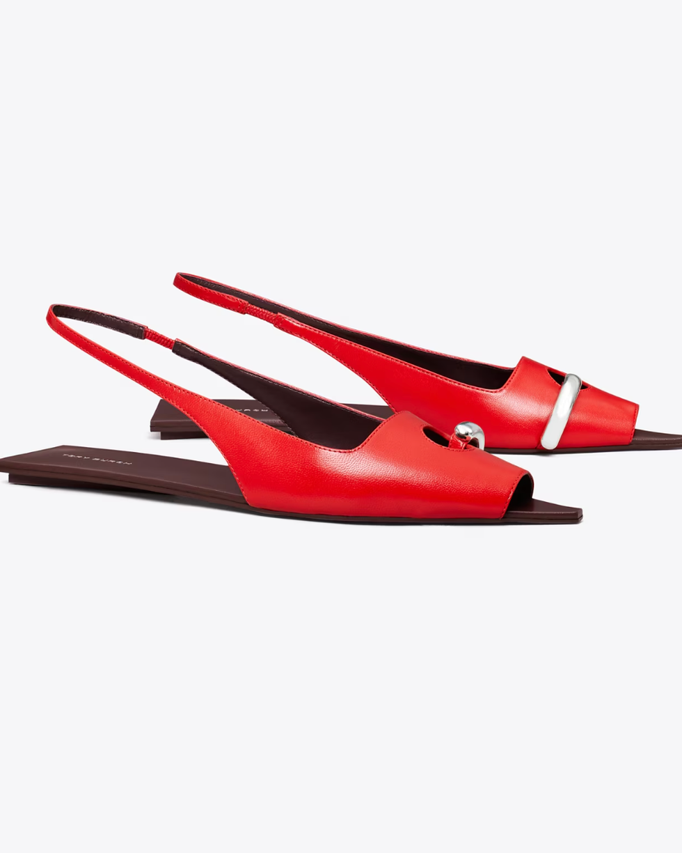 The Tory Burch Pierced Mule Is an It Girl Staple The Tory Burch Pierced Mule Is an It Girl Staple