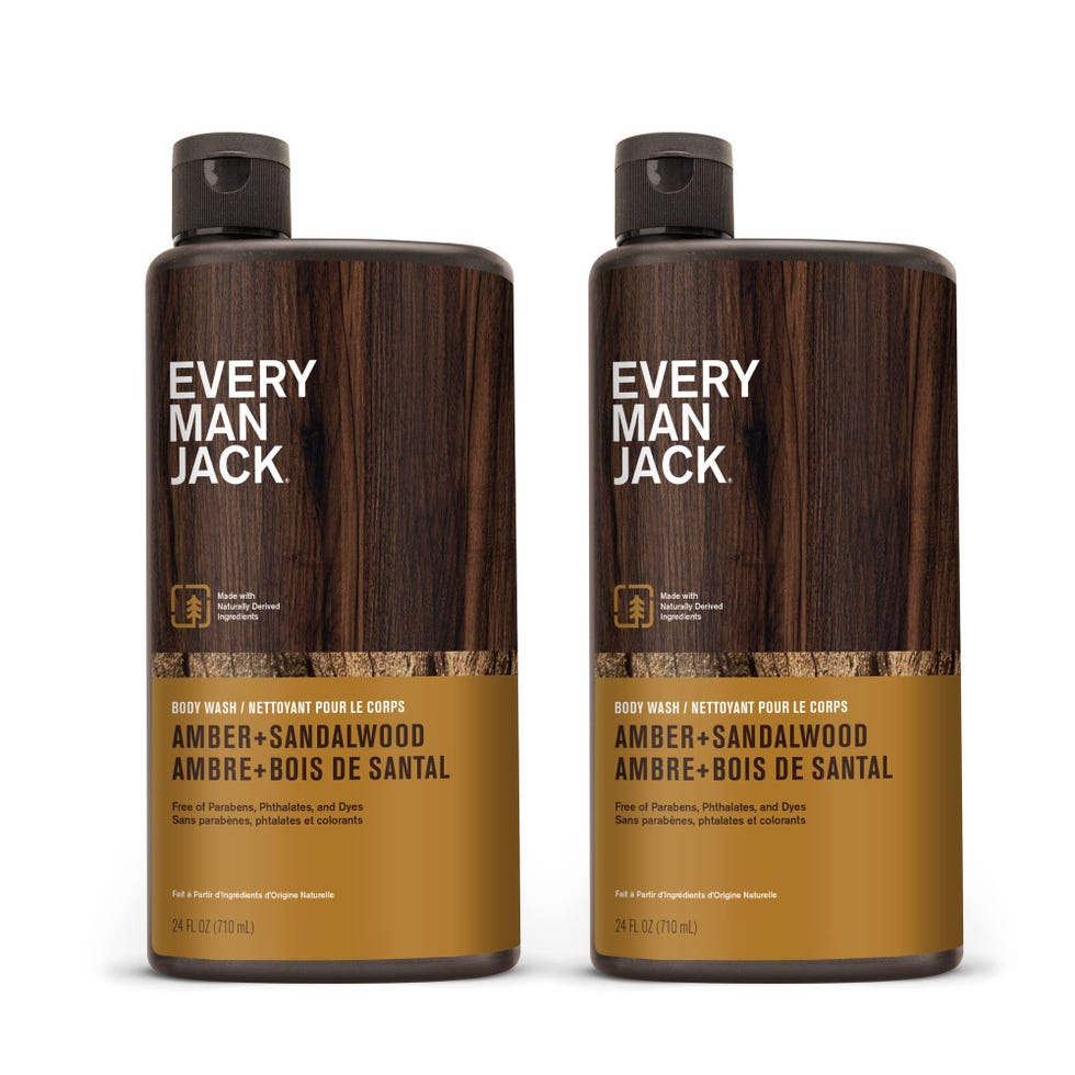 Amber and Sandalwood Hydrating Body Wash (2-Pack)