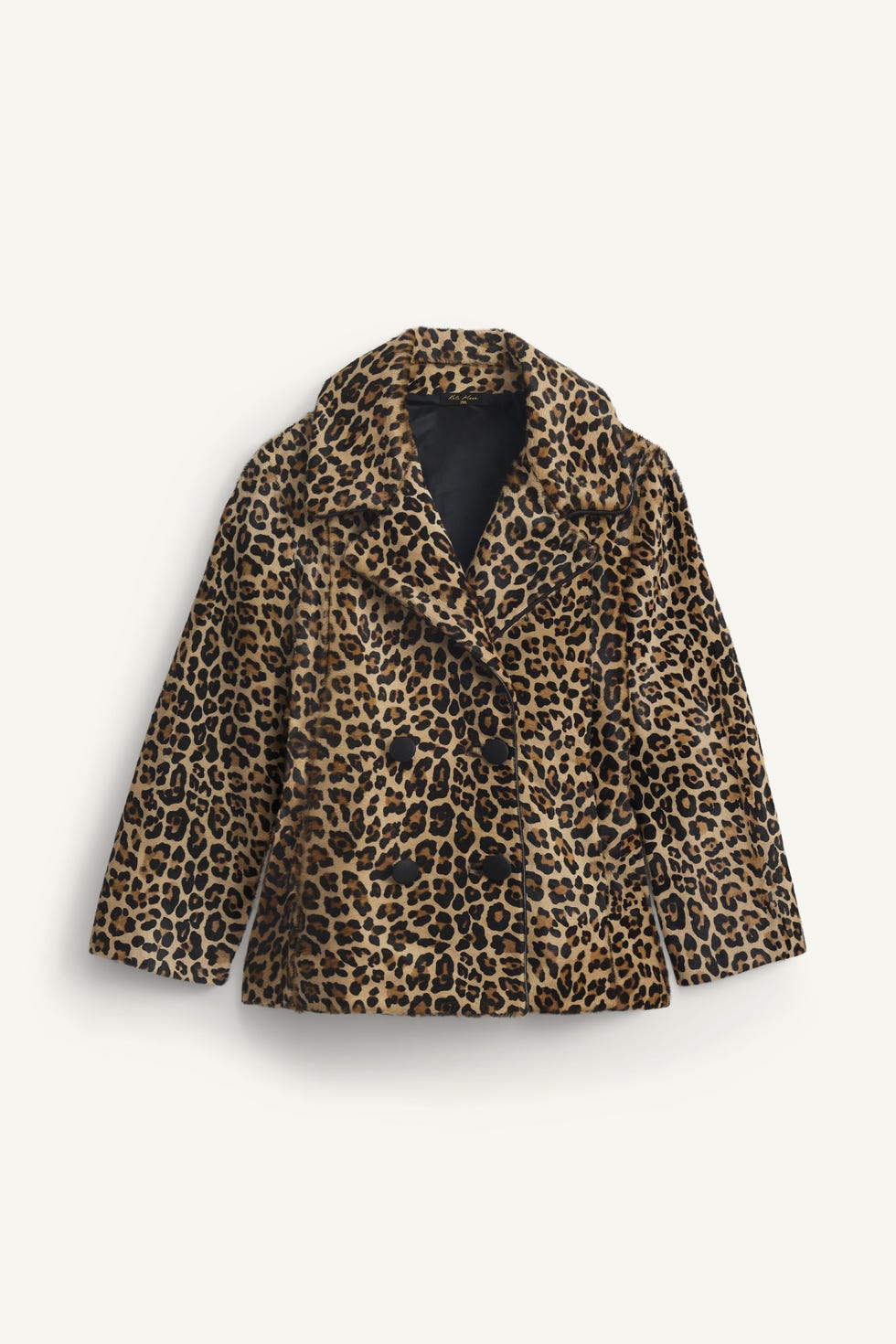 x Kate Moss 100% Leather Animal Print Jacket 