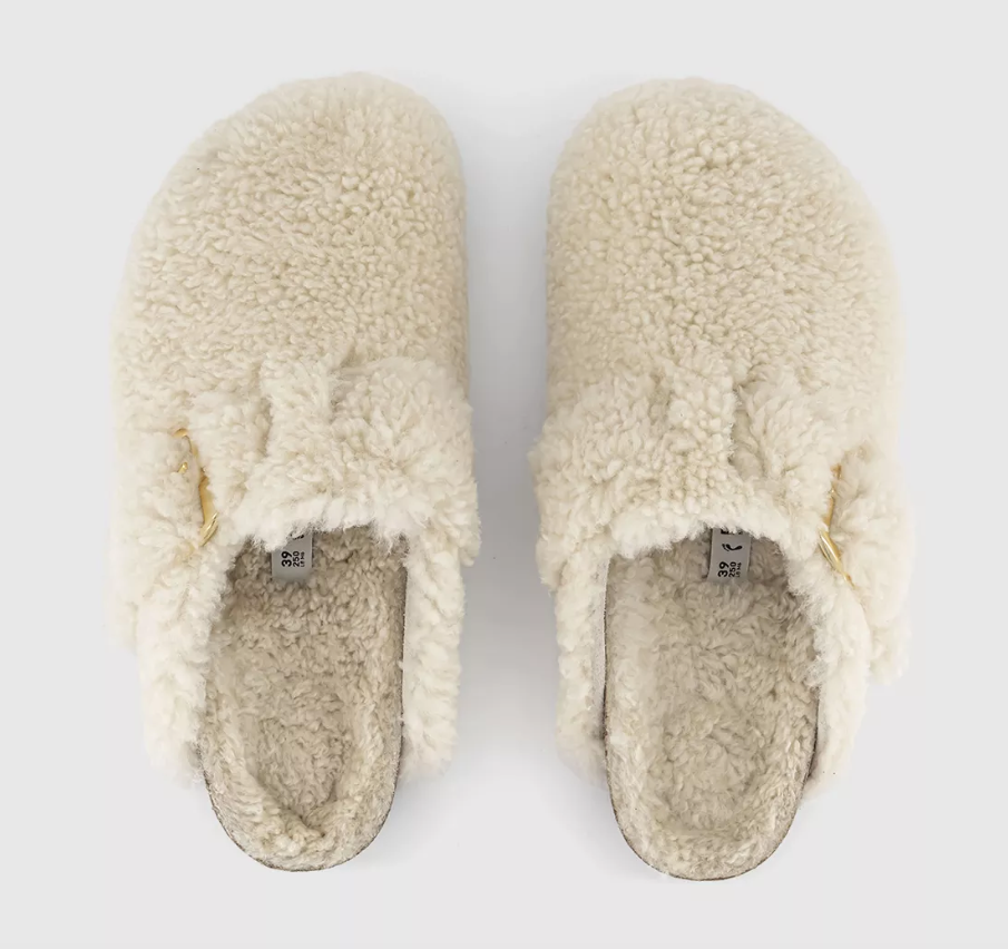 Boston Big Buckle Teddy Clogs