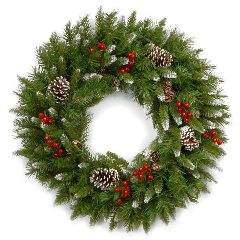 Frosted Berry 24" Wreath