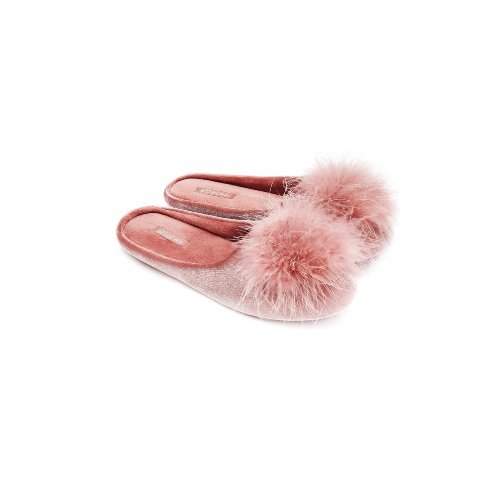 Cozy Velvet Memory Foam House Slipper