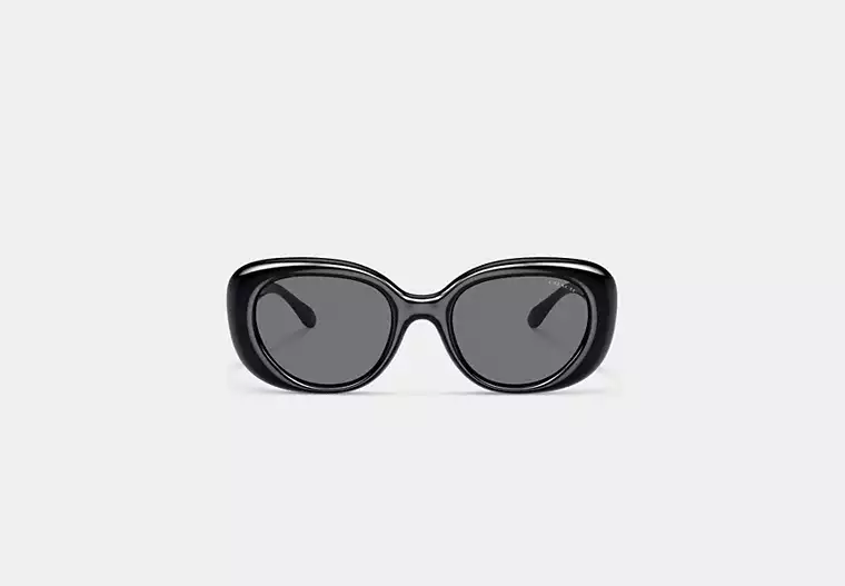 C Hardware Round Sunglasses