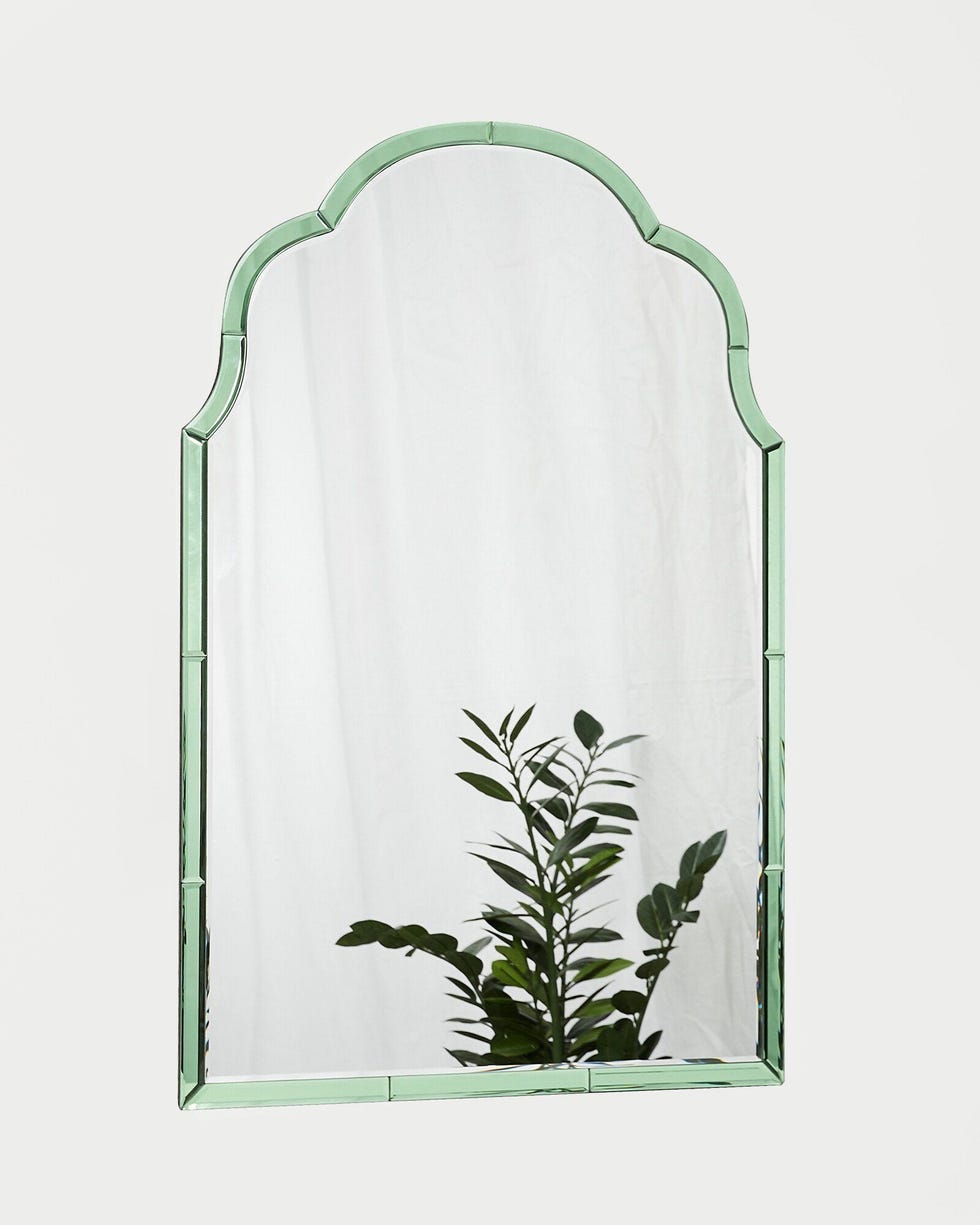 Aurora Green Curve Wall Mirror Extra Large