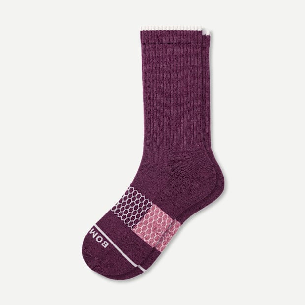 Merino Wool Blend Calf Socks