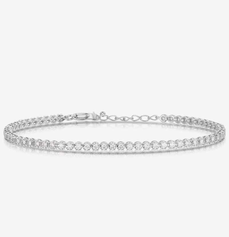 Mini diamanten tennisarmband