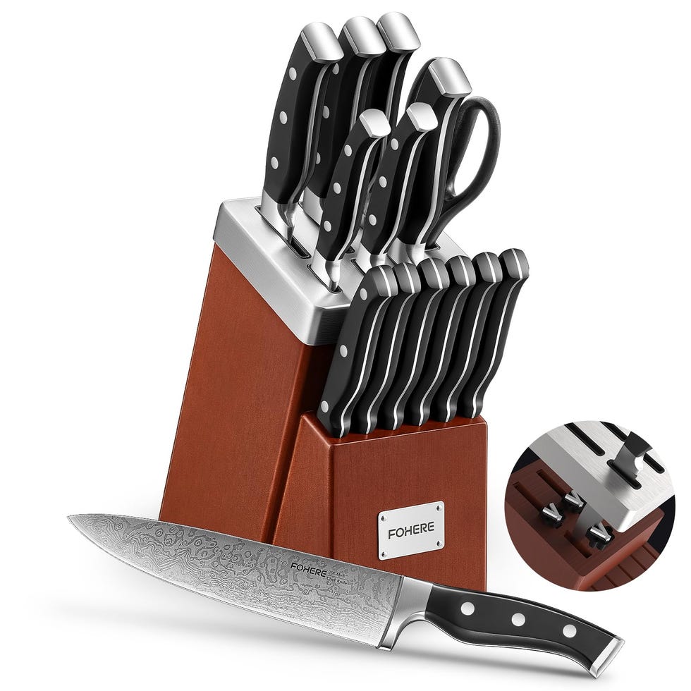 Juego de cuchillos de cocina auto-afilables
