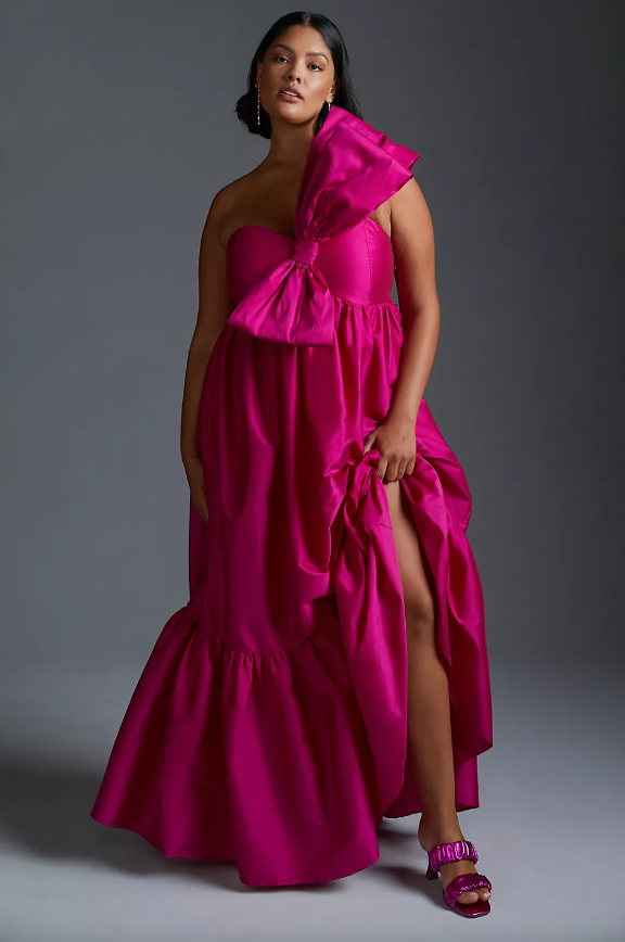 Atsu bow maxi dress