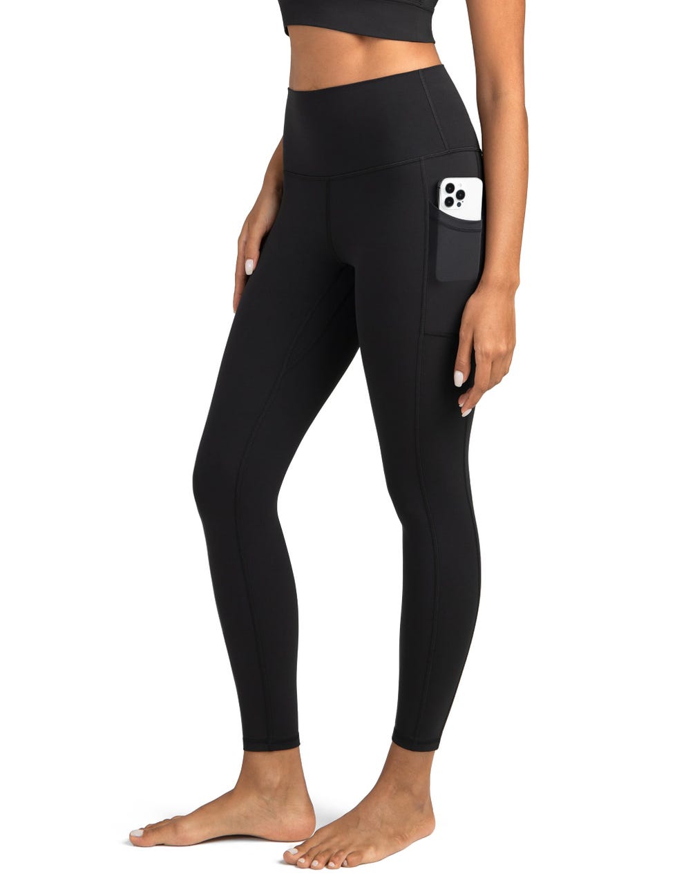 High-Waisted Workout Leggings 7/8 Length