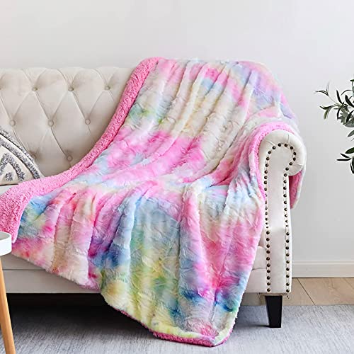 Tie Dye Throw Blanket