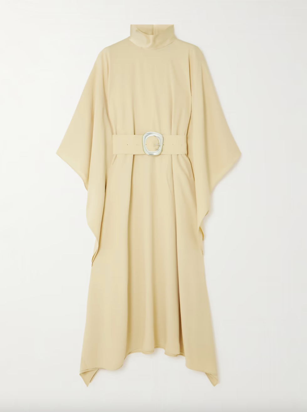 Moon belted crepe kaftan