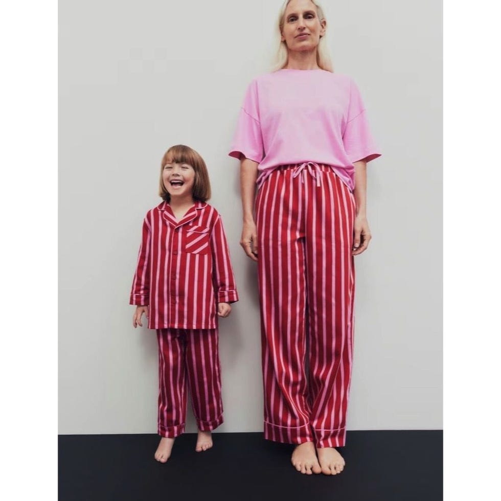 Candy Striped Family Christmas Pyjama Set