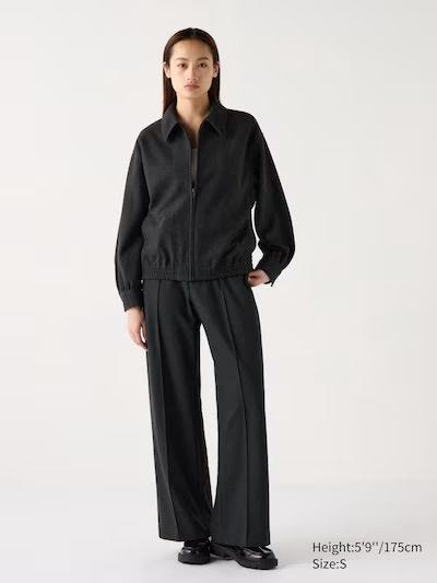 Brushed Jersey Oversized Jacket