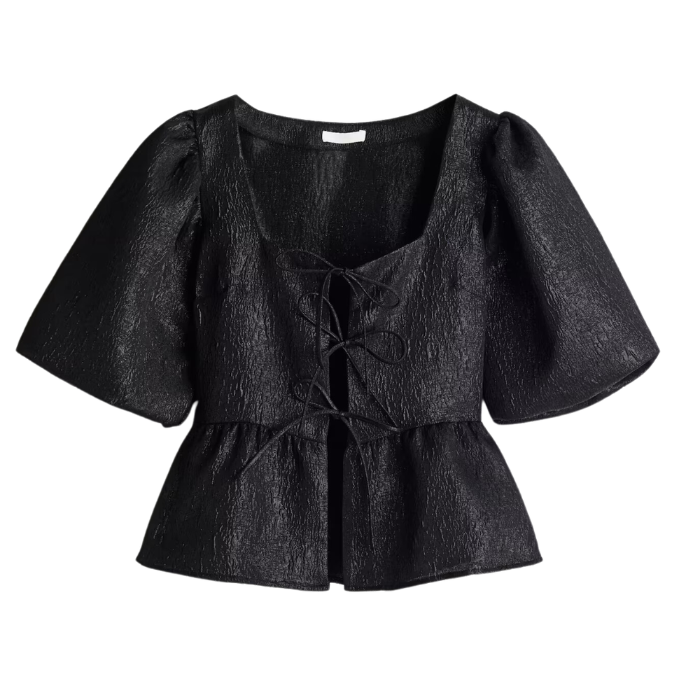 H&M jacquardblouse