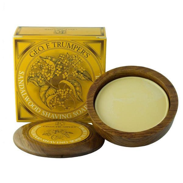 Geo. F. Trumper Sandalwood Shaving Soap & Bowl, 80g