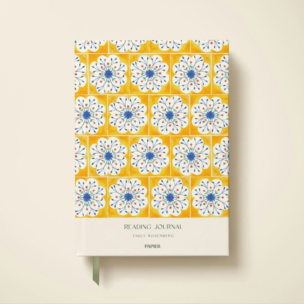 Floral Tiles Reading Journal (£29, Papier)