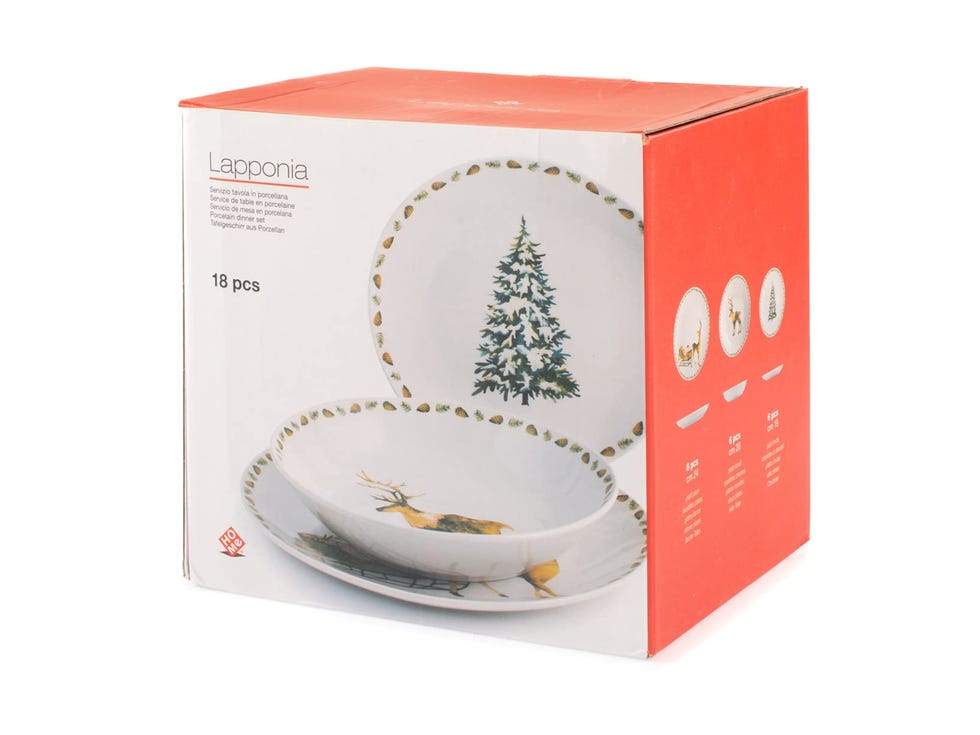 Vajilla de Navidad de porcelana Laponia