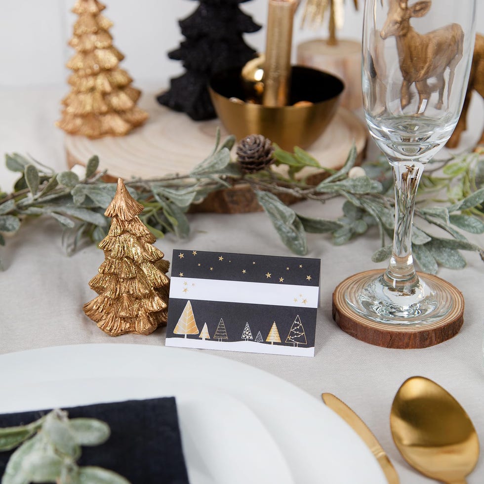 Marcasitios para la mesa de Navidad
